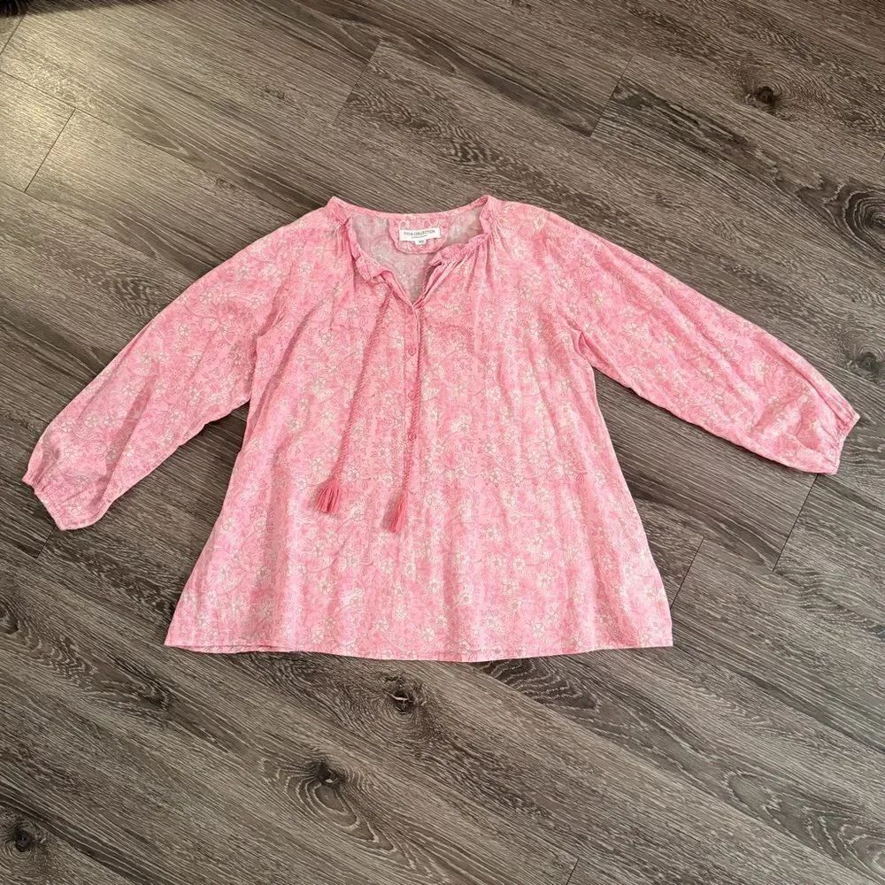 India Collection by Emerson Fry Crocus Bardot Top